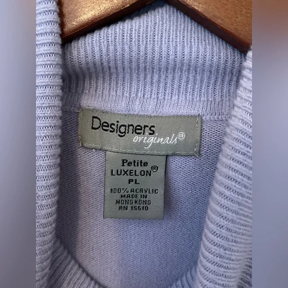 Designer’s Originals Petite LUXELON Sleeveless Turtleneck – Petite Large  💜 - Picture 4 of 5